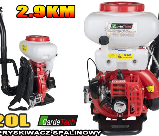 GardeTech Opryskiwacz spalinowy plecakowy 20l 2.9KM