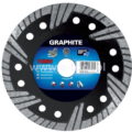 Graphite tarcza tnąca Turbo 115x22mm 57H625