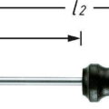 Hazet wkrętak płaski 803-20 2 mm Długość klingi: 63 mm stal chromowo-wanadowa DI