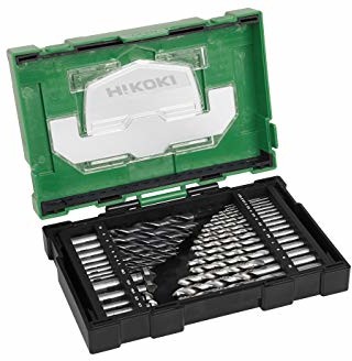 Hitachi wiertło HSS i pogłębiacz-zestaw 40030031 29-częściowy (Box III), 10 W, 240 V