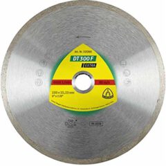 Klingspor DT 300 °F Extra diamentowa tarcza do cięcia płytek, Basic do szlifierek kątowych, 230 X 22,23 X 1,9 MM 325360