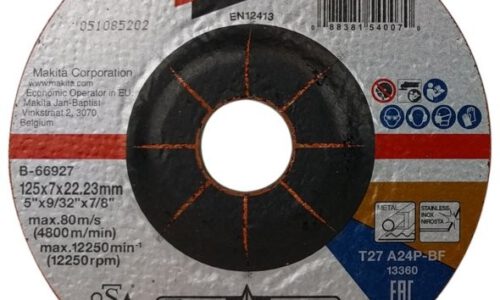 Makita Tarcza ceramiczna szlifierska do metalu, stali nierdzewnej 125mm B-66927 B-66927