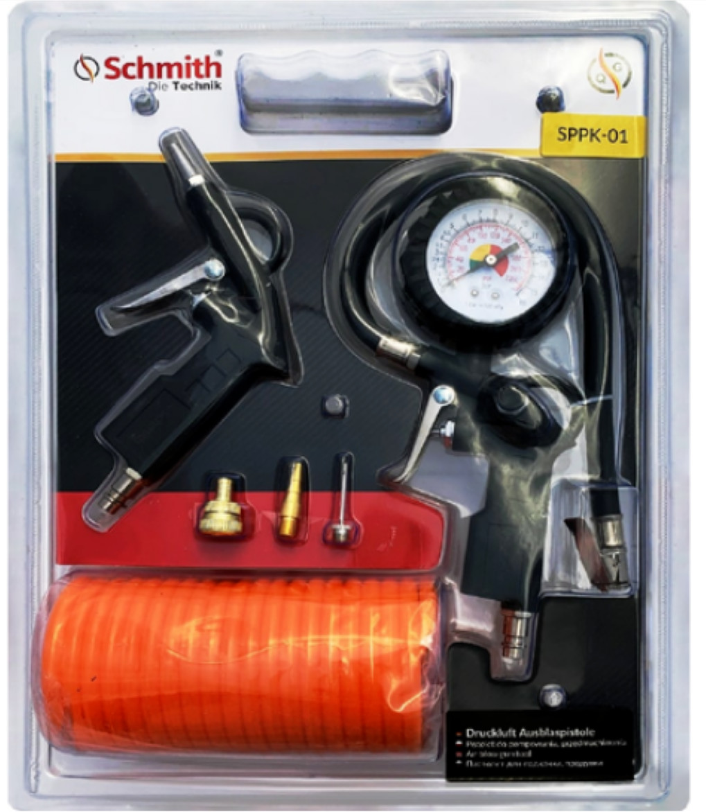 Schmith SCHMITH Zestaw do Pompowania Przedmuchiwania 6 elementów SPPK-01 27054