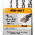 SMART Zestaw wierteł SMART SDS plus DUO 5 sztuk)